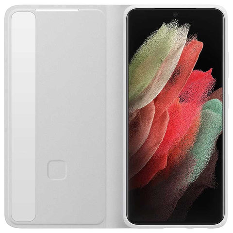 Samsung SM-G998B Galaxy S21 Ultra Clear View Cover - EF-ZG998CJEGEE - Light Grey