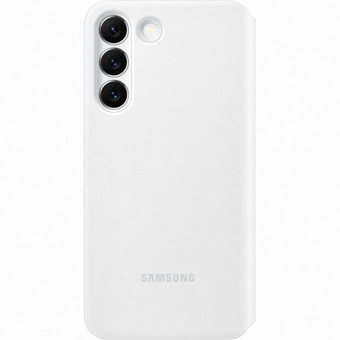 Samsung SM-S901B Galaxy S22 Smart Clear View Cover - EF-ZS901CWEGEE - White