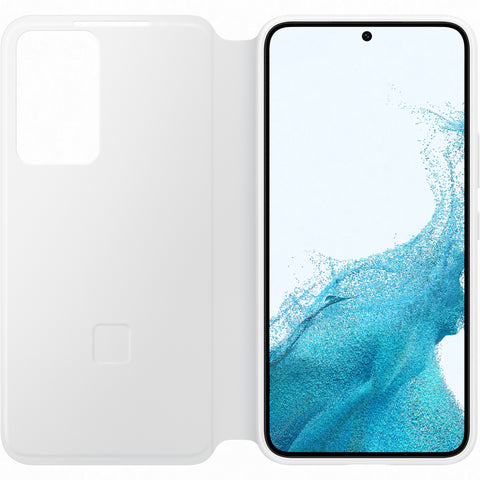 Samsung SM-S901B Galaxy S22 Smart Clear View Cover - EF-ZS901CWEGEE - White