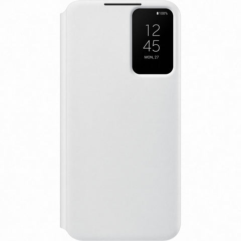 Samsung SM-S906B Galaxy S22 Plus Smart Clear View Cover - EF-ZS906CWEGEE - White