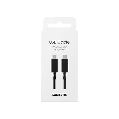 Samsung Type-C To Type-C USB Cable - 5A - 1.8m - EP-DX510JBEGEU - Black