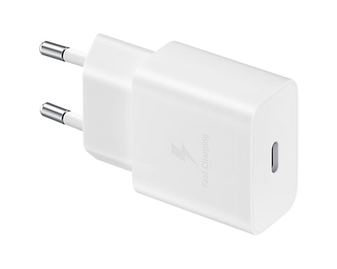 Samsung 15W Power Adapter + USB-C to USB-C Cable - EP-T1510XWEGEU - White