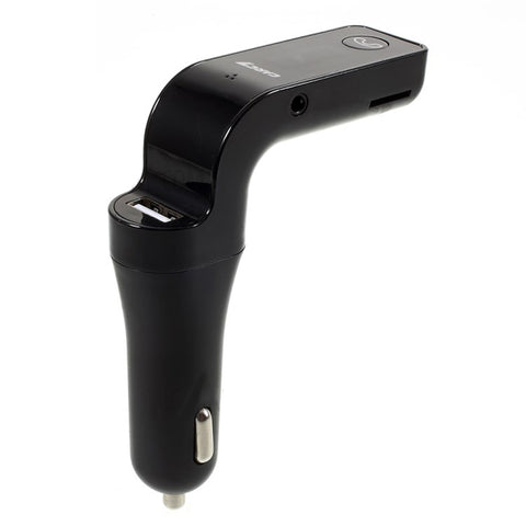 Earldom in-car Bluetooth Stereo FM Transmitter - C7 - Black