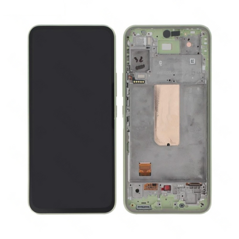Samsung SM-A546B Galaxy A54 LCD Display + Touchscreen + Frame - GH82-31231C/GH82-31232C - Green