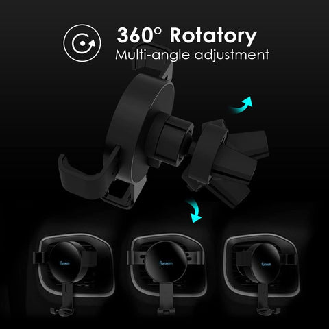 Funxim Fast Wireless Car Charger X7 - Air Vent - Fast Charge Qi