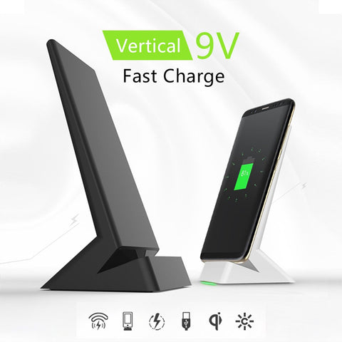 Funxim Fast Charging Wireless Stand Dock - W9 - Matt Black