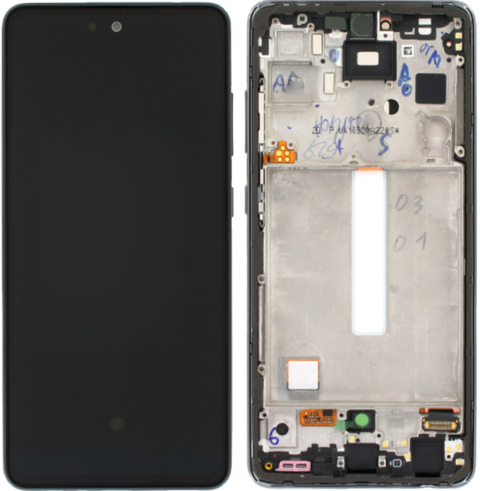 Samsung SM-A528B Galaxy A52s LCD Display + Touchscreen + Frame - GH82-26861A/GH82-26863A/GH82-26909A - Black