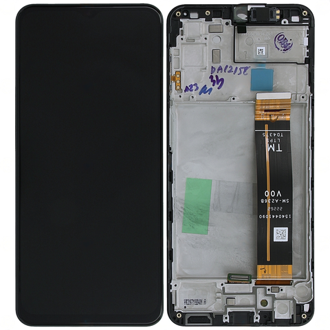 Samsung SM-A236B Ecran LCD + Tactile + Châssis Galaxy A23 5G - GH82-29734A/GH82-29735A - Noir