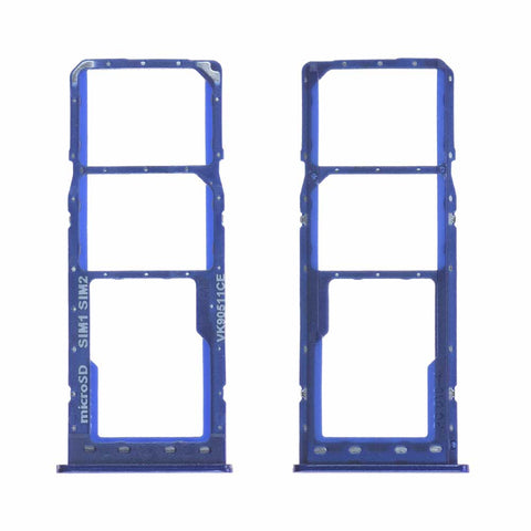 Samsung SM-A105F Galaxy A10 Simcard Holder + Memorycard Holder - GH98-44169B - Blue