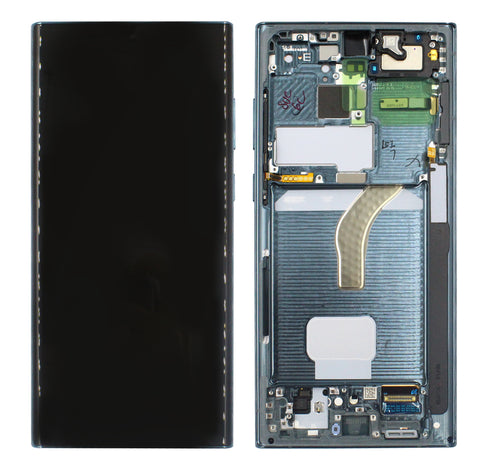 Samsung SM-S908B Galaxy S22 Ultra LCD Display + Touchscreen + Frame - GH82-27488D/GH82-27489D - Green