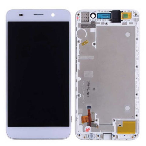 Huawei Y6 LCD Display + Touchscreen + Frame  White