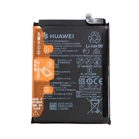 Huawei P40 Lite (JNY-LX1)/Mate 30 (TAS-L21) Battery - 24023099 - HB486586ECW - 4000 mAh