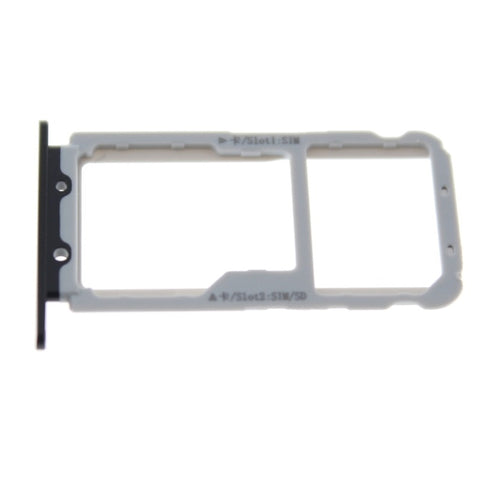 Huawei Honor View 10 (BKL-L09) Simcard holder + Memorycard Holder Black 51661GWF