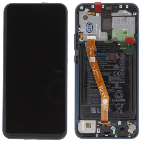 Huawei Mate 20 Lite (SNE-L21) LCD Display + Touchscreen + Frame 02352DKM/02352GTT Blue