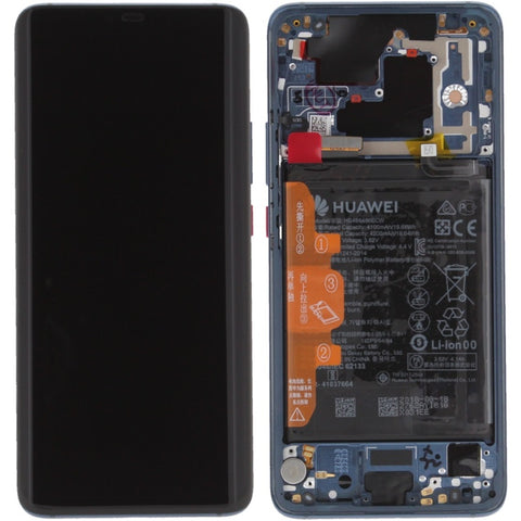 Huawei Mate 20 Pro (LYA-L29) LCD Display + Touchscreen + Frame Incl. Battery and Parts 02352GFX Blue