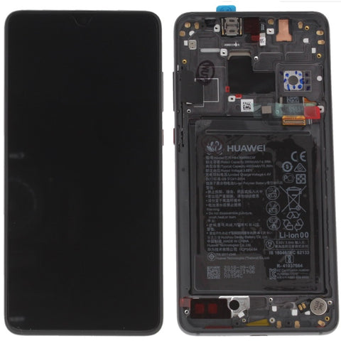 Huawei Mate 20 (HMA-L29) LCD Display + Touchscreen + Frame Incl. Battery and Parts 02352ETG Black