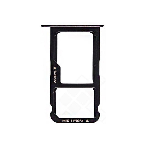 Huawei P9 Lite Simcard holder + Memorycard Holder 51661ACN Black