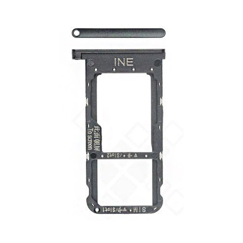 Huawei P Smart+ (INE-LX1) Simcard holder 51661JUE Black