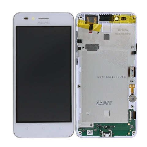 Huawei Y3 II 2016 4G (LUA-L21) LCD Display + Touchscreen + Frame Incl. Parts - 97070MXR White