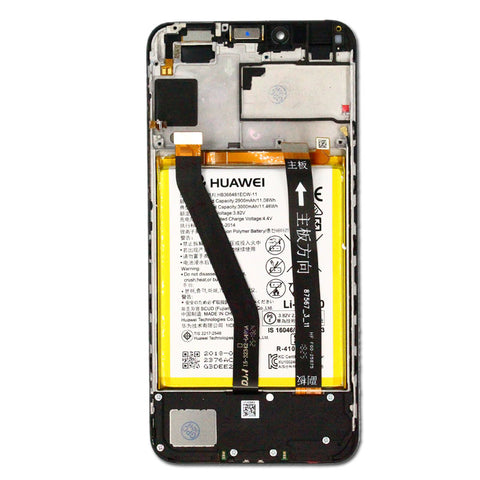 Huawei Y6 (2018) (ATU-L11) LCD Display + Complete Housing (Pulled) - Black