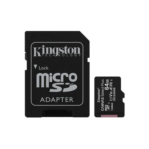 Kingston MicroSD Card - Incl. Adapter - 64GB