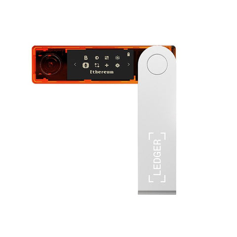 Ledger Nano X Blazing Orange Crypto Hardware Wallet