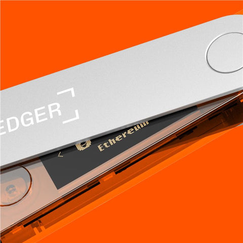 Ledger Nano X Blazing Orange Crypto Hardware Wallet