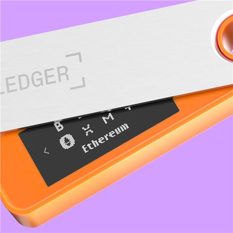Ledger Nano S Plus BTC Orange Crypto Hardware Wallet