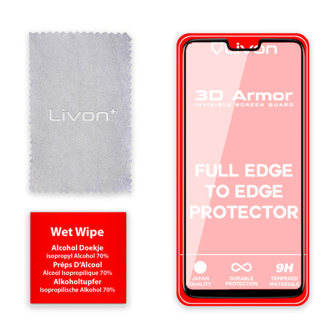 Livon Samsung SM-J400F Galaxy J4 (2018) Tempered Glass 3D Armor - Black