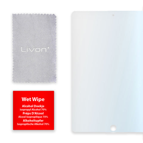 Livon Apple iPad 7 (10.2) - (2019)/iPad 8 (10.2) - 2020 Tempered Glass - 0.3 mm - 2.5D