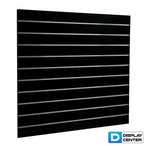 MDF Slatwall Lamellenwand - incl. Profiel 10cm - Shine Zwart