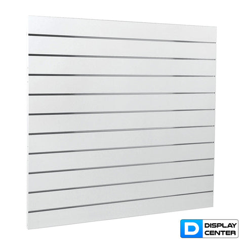 MDF Slatwall Lamellenwand - incl. Profiel 10cm - Shine Wit