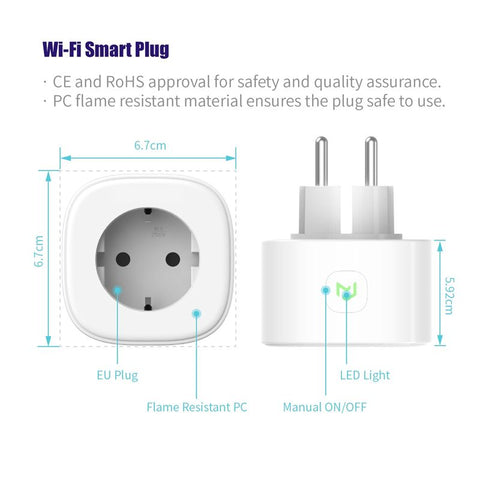 Meross Smart Plug Wi-Fi MSS210
