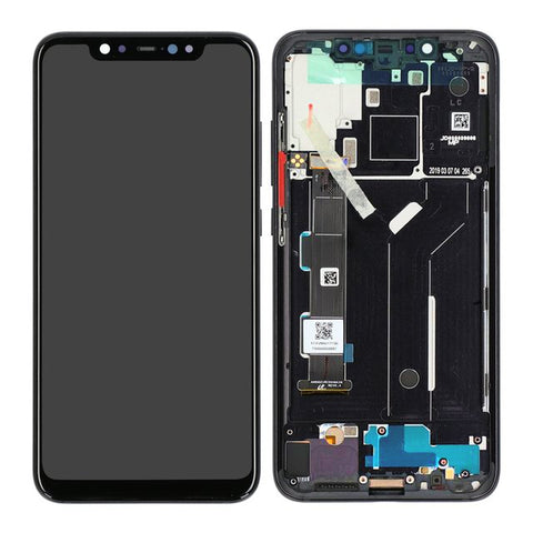 Xiaomi Mi 8 (M1803E1A) LCD Display + Touchscreen + Frame - 5606100400B6 - Black