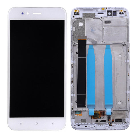 Xiaomi Mi A1 LCD Display + Touchscreen + Frame  White