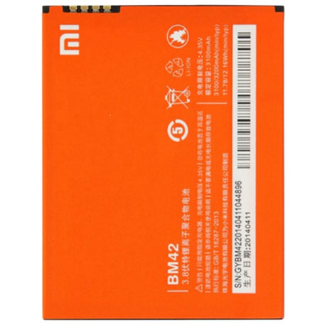 Xiaomi Redmi Note 3G (2013121)/Redmi Note 4G (2014021) Battery - BM42 3100 mAh
