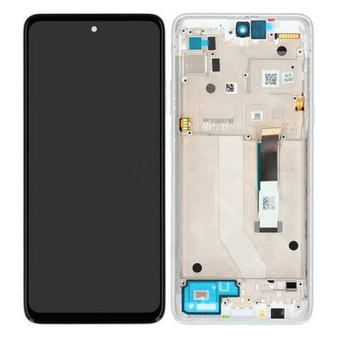 Motorola Moto G 5G (XT2113) LCD Display + Touchscreen + Frame - 5D68C17617/5D68C17747 - Silver