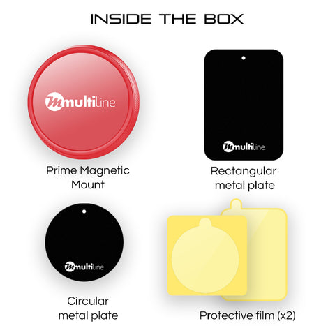 Multiline Prime Magnet Phone Holder - Karbon Red - MWCF90(R)EU