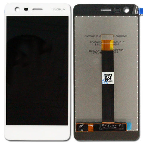 Nokia 2 (TA-1035) LCD Display + Touchscreen - White