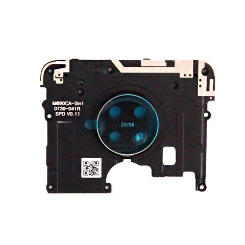 Nokia 7.2 (TA-1181, TA-1196, TA-1193, TA-1178) Camera lens Frame + Lens 7601AA000257 Black