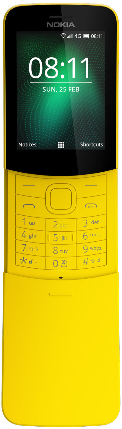 Nokia 8110DS - Dual SIM - 4GB - Yellow