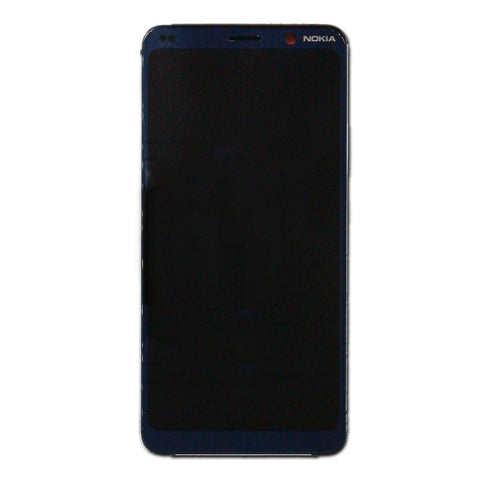 Nokia 9 PureView (TA-1082/TA-1087) LCD Display + Touchscreen + Frame 20AOPLW0001 - Blue