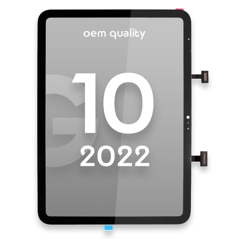 Apple iPad 10th Gen. (2022)/iPad 11th gen. (2025) Touchscreen/Digitizer - OEM Quality - Black