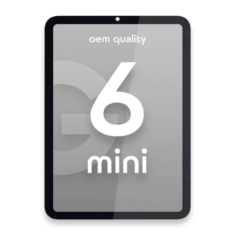 Apple iPad Mini 6 LCD Display + Touchscreen - Pulled - Black