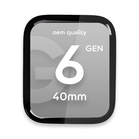 Apple Watch Series 6 40mm LCD Display + Touchscreen - Black