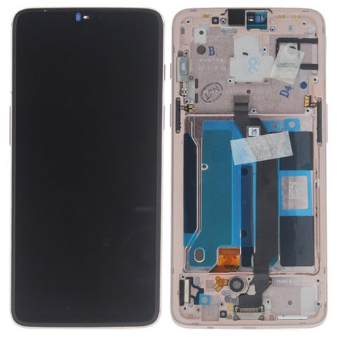 OnePlus 6 (A6003) LCD Display + Touchscreen + Frame 2011100031 White