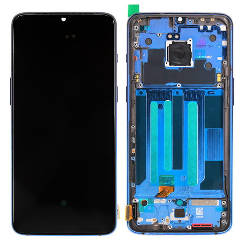 OnePlus 7 (GM1901) LCD Display + Touchscreen + Frame  - Blue