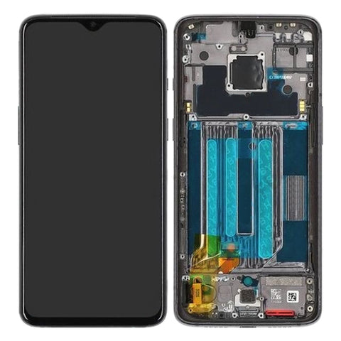 OnePlus 7 (GM1901) LCD Display + Touchscreen + Frame 2011100068 - Mirror Grey