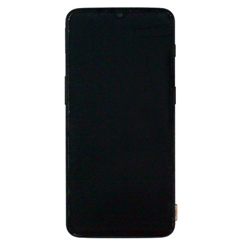 OnePlus 6T (A6013) LCD Display + Touchscreen + Frame  - Midnight Black