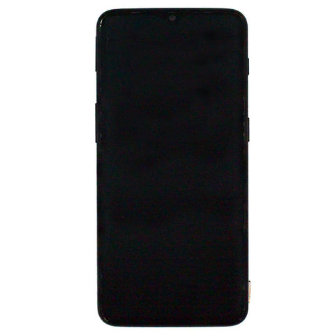 OnePlus 6T (A6013) LCD Display + Touchscreen + Frame  - Mirror Black